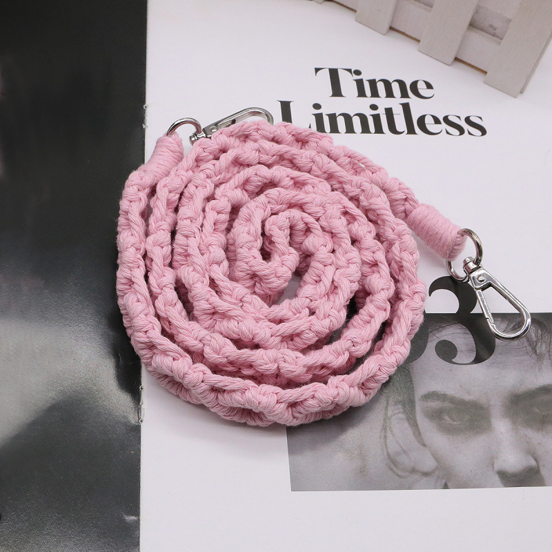 Ručni tkan kratki kaiš za ključe i zglob - pamukovo uže, moderni minimalistički stil, zasebno pakiranje, dodatak za ključeve (uže)