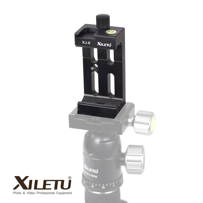 Clip pentru tabletă și telefon mobil pentru suport de streaming live și trepied foto – XJ15 clip metal pentru tabletă, XJ8 clip din aluminiu pentru telefon