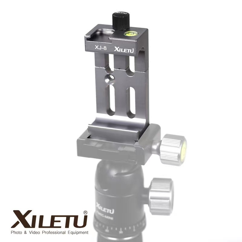 Clip pentru tabletă și telefon mobil pentru suport de streaming live și trepied foto – XJ15 clip metal pentru tabletă, XJ8 clip din aluminiu pentru telefon