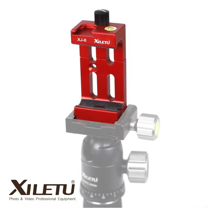 Clip pentru tabletă și telefon mobil pentru suport de streaming live și trepied foto – XJ15 clip metal pentru tabletă, XJ8 clip din aluminiu pentru telefon