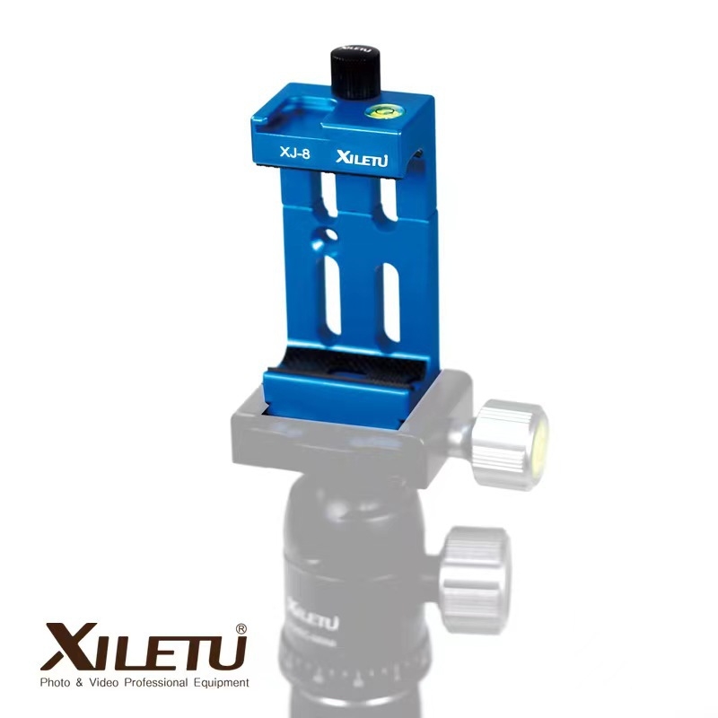 Clip pentru tabletă și telefon mobil pentru suport de streaming live și trepied foto – XJ15 clip metal pentru tabletă, XJ8 clip din aluminiu pentru telefon
