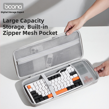 Θήκη αποθήκευσης ποντικιού και πληκτρολογητή από EVA με προστασία από κραδασμούς, μοντέλο BN-F039, αντοχή φόρτισης 3 kg, ραφή κατασκευή