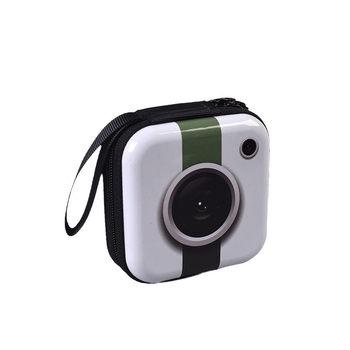 Νομισματοθήκη από λαμαρίνα κασσίτερου, μίνι τετράγωνη τσάντα με φερμουάρ, γεωμετρικό μοτίβο, σχέδιο με 1 πτυχή, πολύ ελαφρύ