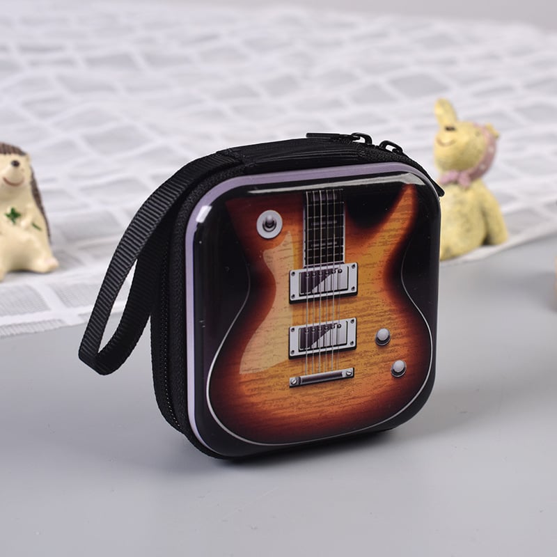 Novčanik od tin plate (cinkovog pleha), mini kvadratna zip torbica s geometrijskim uzorkom, dizajn s 1 preklopom, ultra lagan