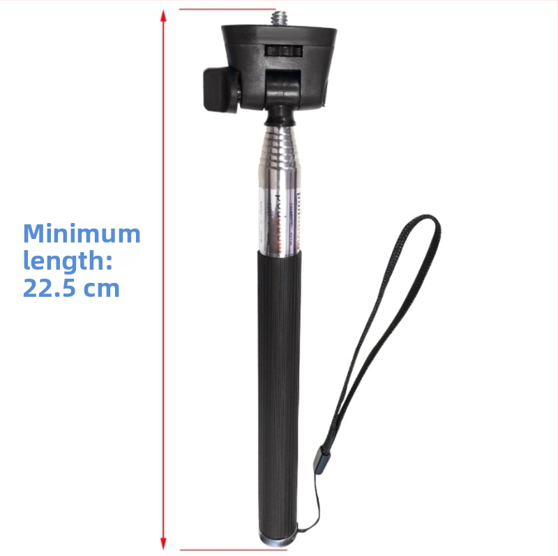 Selfie štap za akcijske kamere s aluminijskim zliatinama, teleskopsko proširenje, 3-osni gimbal, petsegmentni dizajn, nosivost do 2 kg