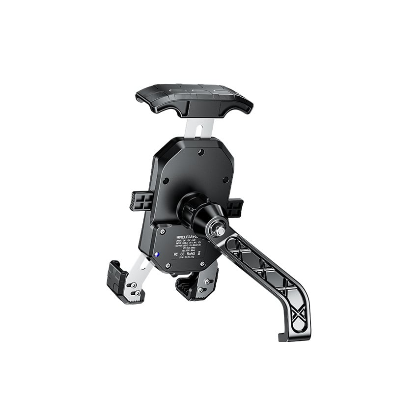 Kewigkewig Suport de telefon cu încărcare wireless pentru motocicletă și bicicletă electrică — corp din aliaj, suport pentru navigație