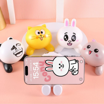 Darth мързелив държач-стойка за телефон/таблет, пластмасов корпус, карикатурен стил, с възможност за персонализация