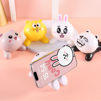 Darth мързелив държач-стойка за телефон/таблет, пластмасов корпус, карикатурен стил, с възможност за персонализация