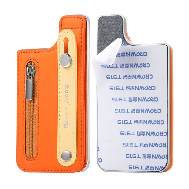 CaseNeo PU futrola za kartice za telefon s narukvicom – preklopna gornja-donja kartice i skladištenje (Urban jednostavan stil, ljeto 2024)