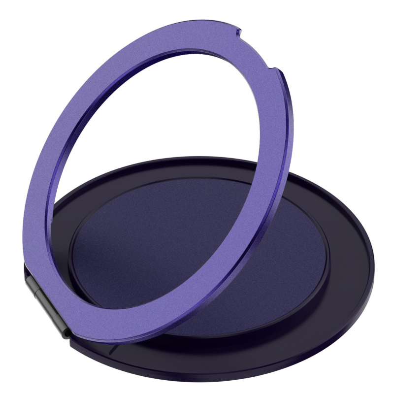 Suport pentru telefon cu inel magnetic rotativ 360°, suport de birou reglabil, din silicon, finisaj mat, design 2 în 1, compatibil cu iPhone 13 Pro, 14 Pro, 14 Pro Max