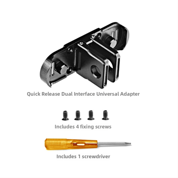 GoPro dodatak za brzi oslobađanje s magnetskim držačem, kompatibilan s GoPro 8–13, aluminijska legura, model ZH2014, prilagodljivi logo