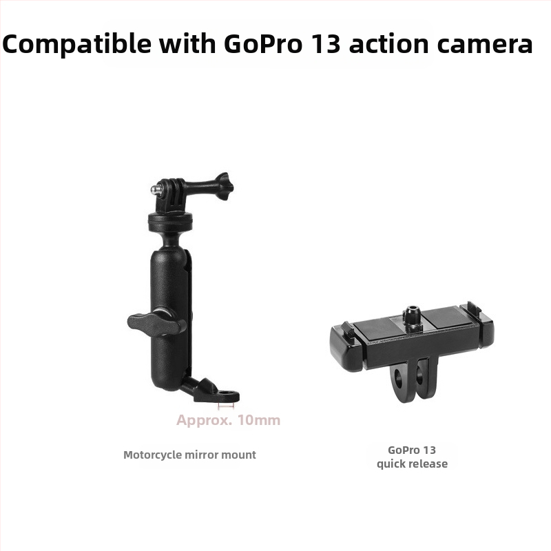 GoPro dodatak za brzi oslobađanje s magnetskim držačem, kompatibilan s GoPro 8–13, aluminijska legura, model ZH2014, prilagodljivi logo