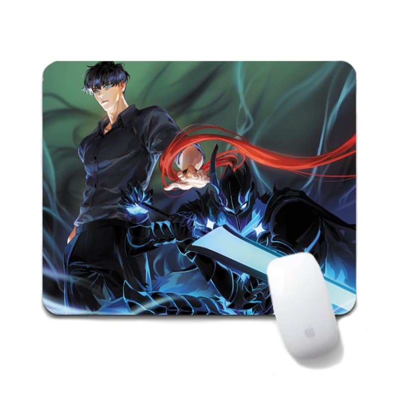 Anime Solo Leveling podloga za miš - Tekstilna, Protuklizna, Prijenos topline, Crtani igrački mat