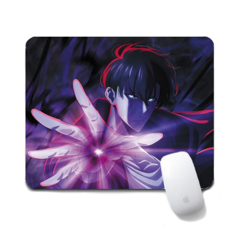 Anime Solo Leveling podloga za miš - Tekstilna, Protuklizna, Prijenos topline, Crtani igrački mat