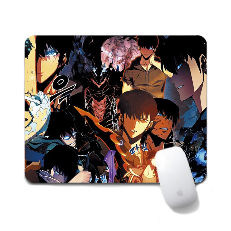 Anime Solo Leveling podloga za miš - Tekstilna, Protuklizna, Prijenos topline, Crtani igrački mat