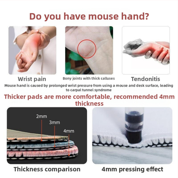 Πάτος γραφείου για ποντίκι υπολογιστή — φυσικός καουτσούκ, αντιολισθητική επιφάνεια, θερμική μεταφορά εκτύπωσης, λογότυπο εκτυπωμένο