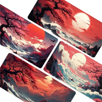 Pad ποντικιού από καουτσούκ, αντιολισθητικό, θερμική μεταφορά εκτύπωσης, προσαρμοζόμενη (OEM) με εκτυπωμένο λογότυπο — κατάλληλο για γραφείο, παιχνίδια, μελέτη