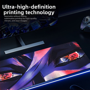 Μεγάλη επιφάνεια ποντικιού – αντιολισθητικό, φυσικός καουτσούκ, μονής όψης, εκτύπωση με μεταφορά θερμότητας, Miyazaki στυλ κινουμένων σχεδίων