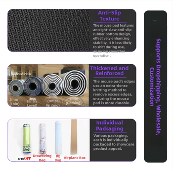 Πάτος γραφείου από φυσικό καουτσούκ, αντιολισθητικός, εκτύπωση με θερμική μεταφορά, προσαρμοσμένος ανά σχέδιο, μοντέλο 588