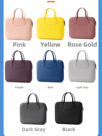 Τσάντα για λάπτοπ με EVA κάλυμμα, λειτουργία μείωσης βάρους, επένδυση πολυεστέρα, μονόχρωμο μοτίβο