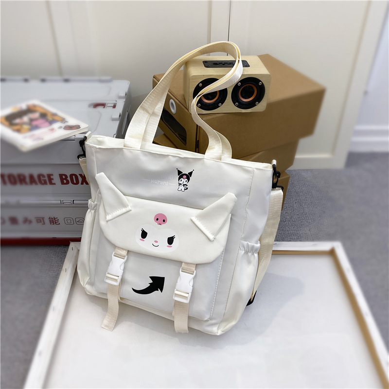 Školska torbica preko ramena, velikog kapaciteta, uzorak životinja, Oxford tkanina, prozračna podstava od poliestera, za djevojke