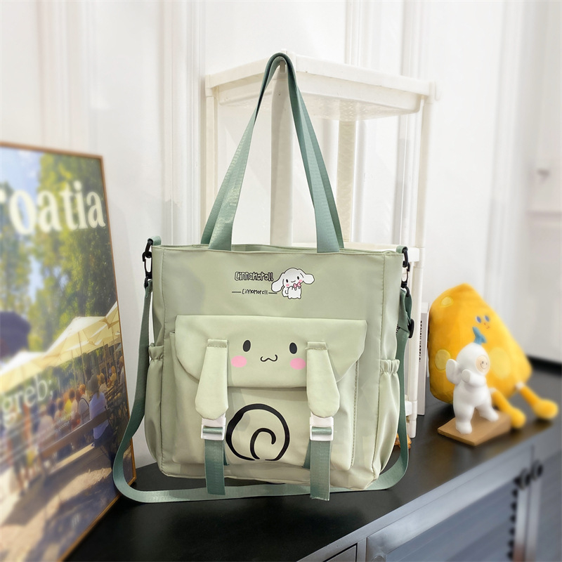 Školska torbica preko ramena, velikog kapaciteta, uzorak životinja, Oxford tkanina, prozračna podstava od poliestera, za djevojke