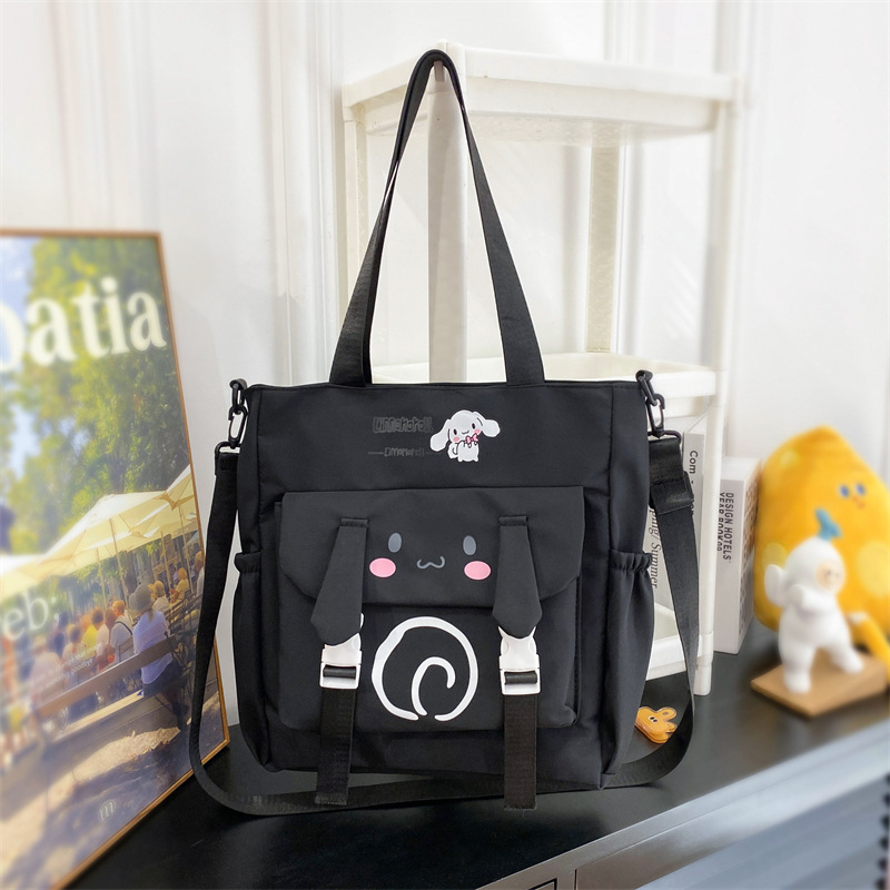 Školska torbica preko ramena, velikog kapaciteta, uzorak životinja, Oxford tkanina, prozračna podstava od poliestera, za djevojke