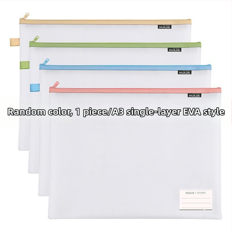 Torba za umjetnost za učenike – višeslojni dizajn, velik kapacitet, vodootporna, Oxford platno, zatvarač