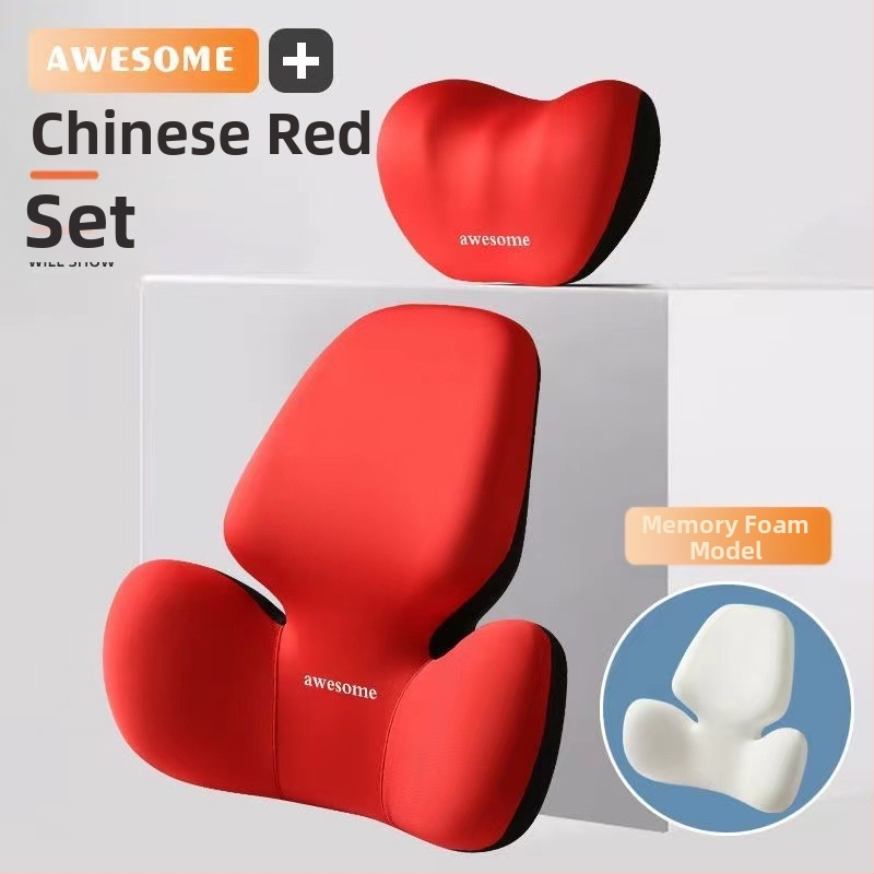 Automa galvas balsts un jostas atbalsta spilvens – pildījums no atmiņas putām, ārējais materiāls no sintētiskām šķiedrām, alfanumerisks raksts, visu sezonu