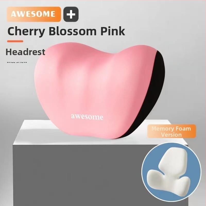 Automa galvas balsts un jostas atbalsta spilvens – pildījums no atmiņas putām, ārējais materiāls no sintētiskām šķiedrām, alfanumerisks raksts, visu sezonu