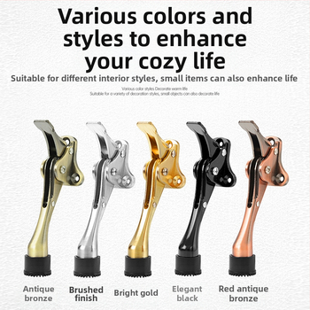 Πόδι πόρτας Stop — Κράμα Ψευδάργυρου, Μοντέλο Foot door stop, Στυλ Μοντέρνος Μινιμαλισμός