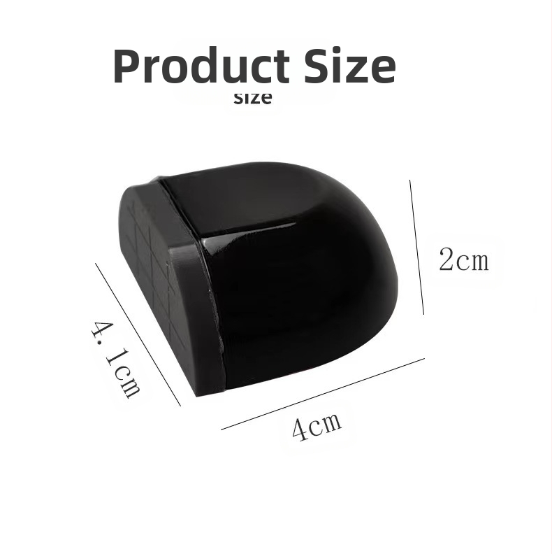 Dverni stopper LR008-22 — Guma, podna montaža, tip kutije, moderni stil