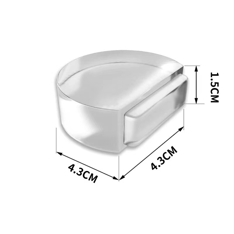 Dverni stopper LR008-22 — Guma, podna montaža, tip kutije, moderni stil