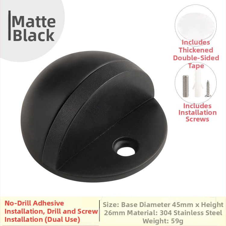 Ограничител за врата Topnike TNMX212 — неръжжаема стомана, монтиран на пода, модерен минималистичен стил