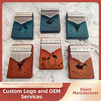 Kalimba cu 17 sunete, portabilă, personalizabilă