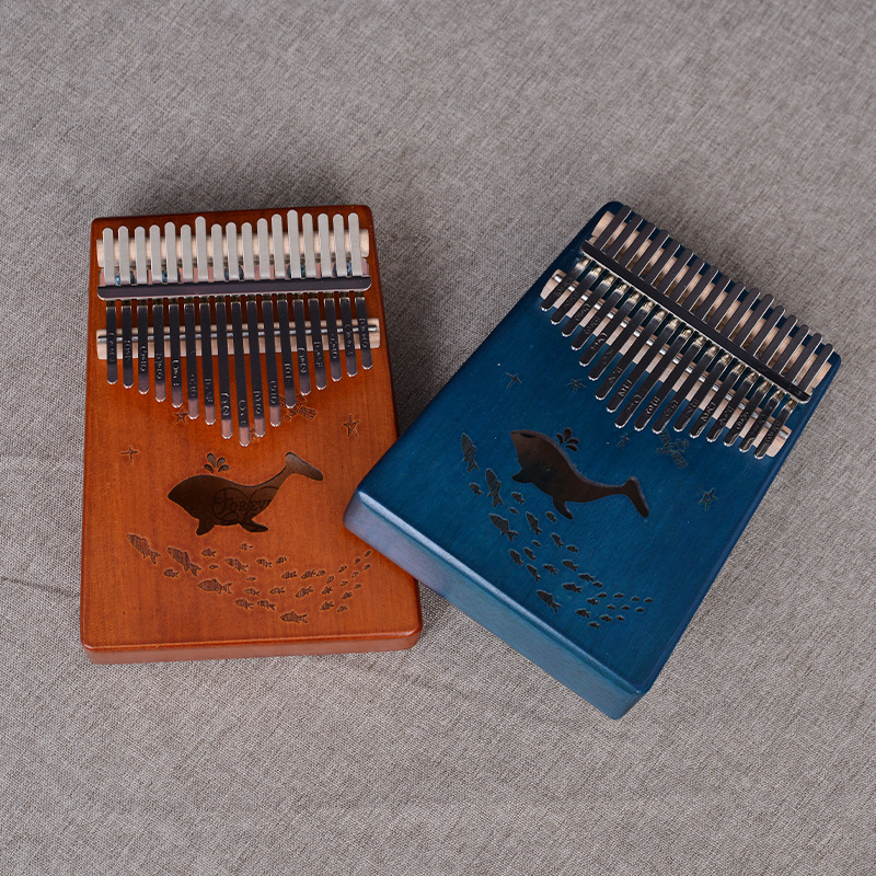 Kalimba cu 17 sunete, portabilă, personalizabilă