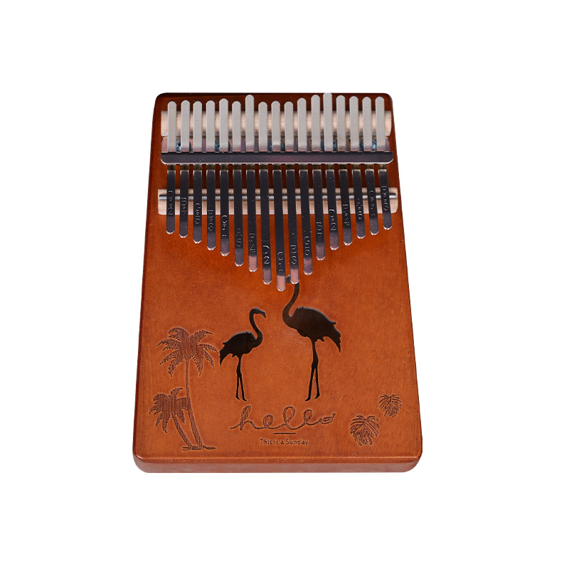 Kalimba cu 17 sunete, portabilă, personalizabilă