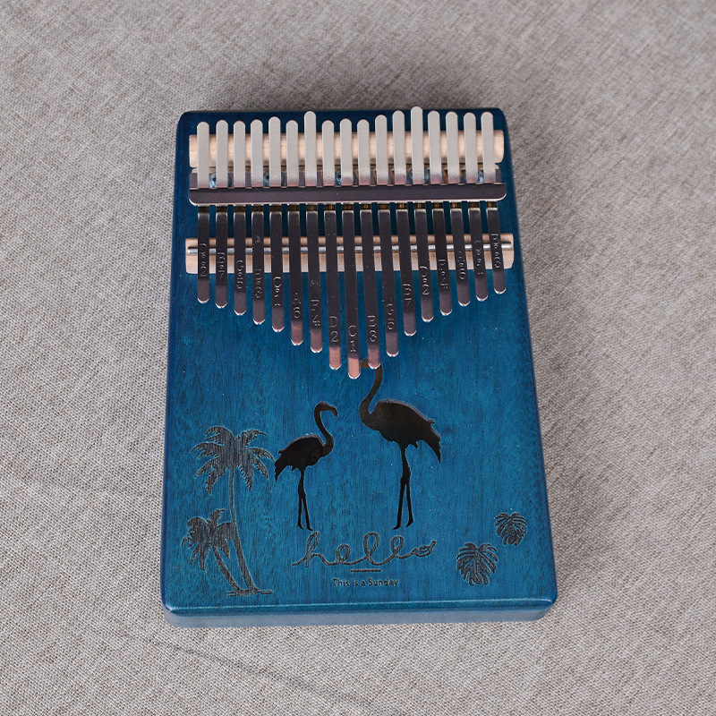 Kalimba cu 17 sunete, portabilă, personalizabilă