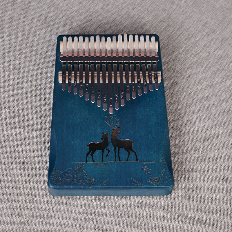 Kalimba cu 17 sunete, portabilă, personalizabilă