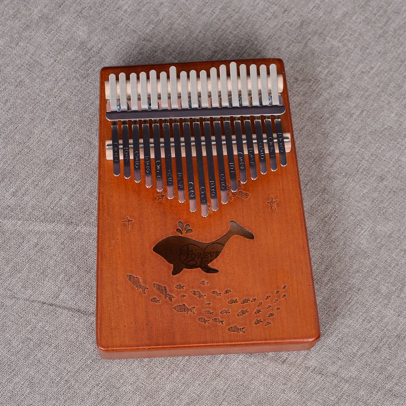 Kalimba cu 17 sunete, portabilă, personalizabilă