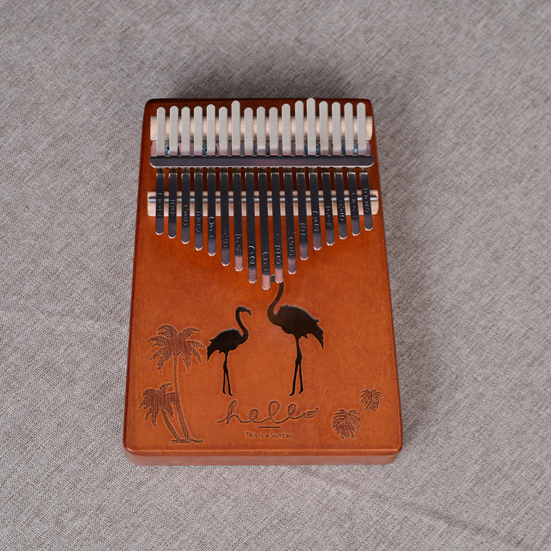 Kalimba cu 17 sunete, portabilă, personalizabilă