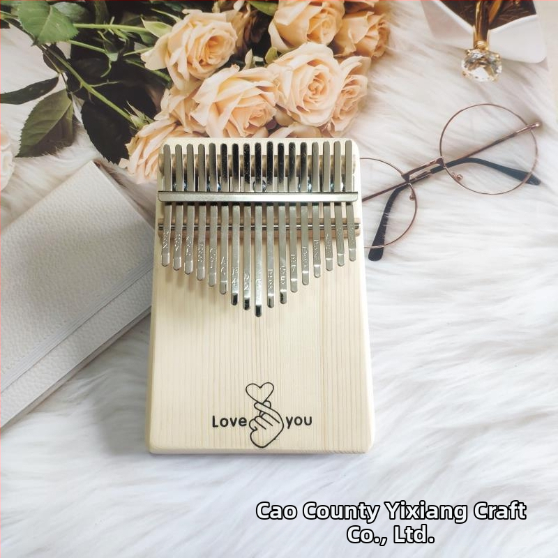 Kalimba cu 17 sunete, portabilă, personalizabilă