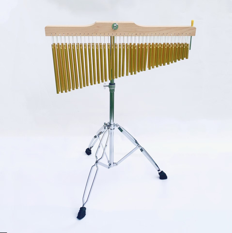 Heart clopot de vânt din aluminiu, 25 sunete și 36 sunete, cu suport, prietenos cu copiii pentru instruire muzicală