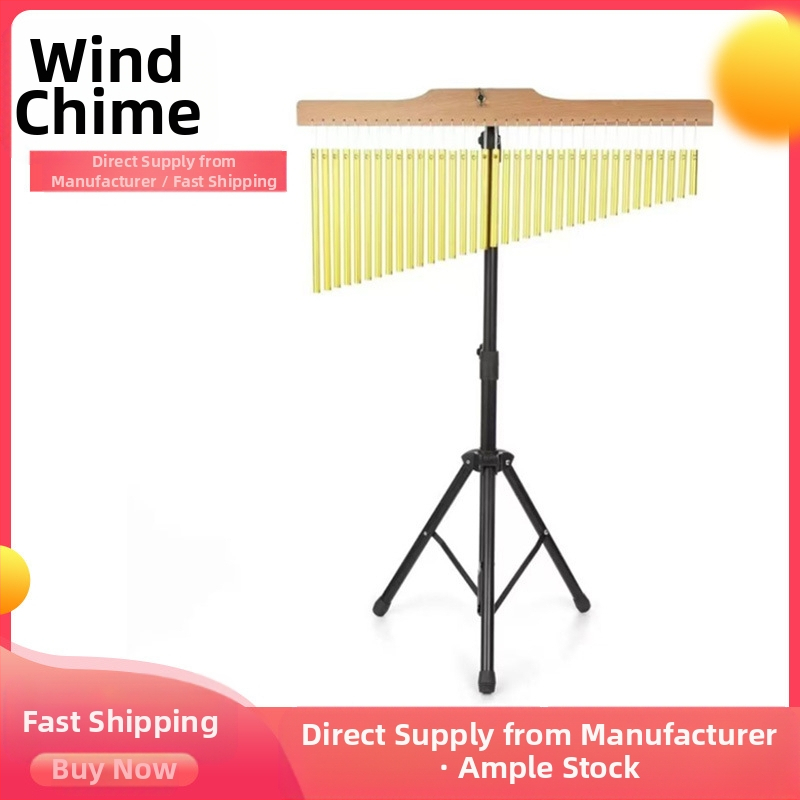 Heart κουδούνι ανέμου από αλουμινένιο σωλήνα, 25 ήχοι και 36 ήχοι, με βάση/στήριγμα, φιλικό προς τα παιδιά για μουσική εκπαίδευση