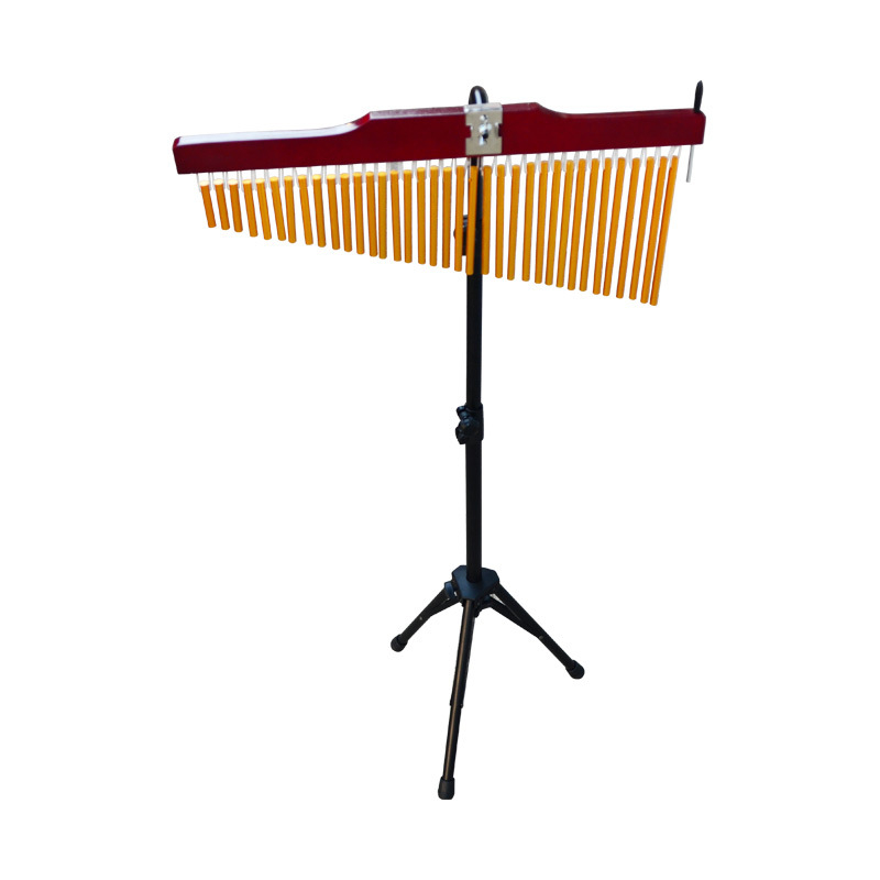 Heart clopot de vânt din aluminiu, 25 sunete și 36 sunete, cu suport, prietenos cu copiii pentru instruire muzicală