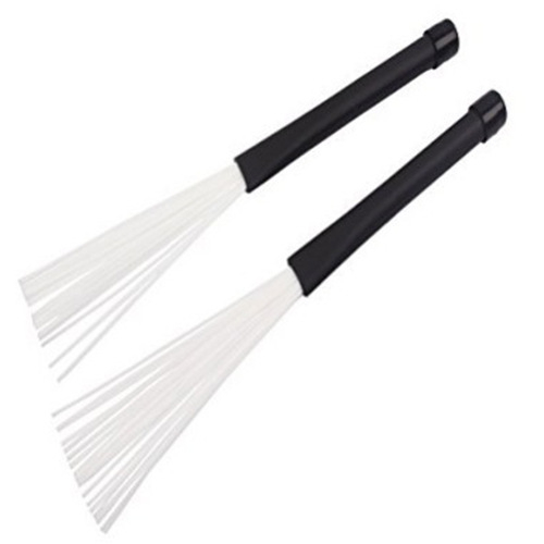 XSD Σετ βουρτσών για ντραμς τζαζ – βούρτσες από σύρμα και μέταλλο, επαναπτυσσόμενη νάιλον βούρτσα, σετ