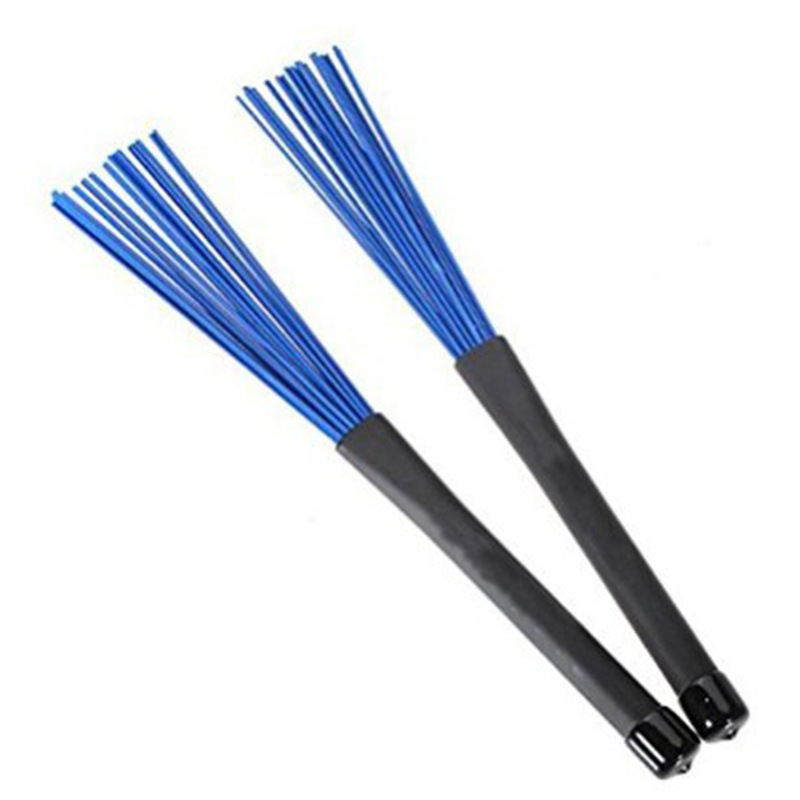 XSD Σετ βουρτσών για ντραμς τζαζ – βούρτσες από σύρμα και μέταλλο, επαναπτυσσόμενη νάιλον βούρτσα, σετ