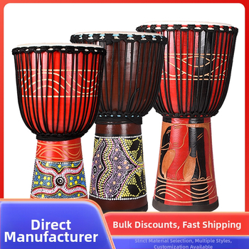 TMAX tobă de mână, lemn de cireș, model 0002132, ambalaj din carton.