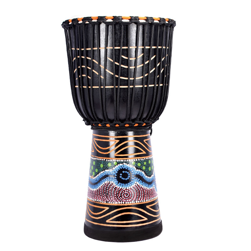 TMAX tobă de mână, lemn de cireș, model 0002132, ambalaj din carton.