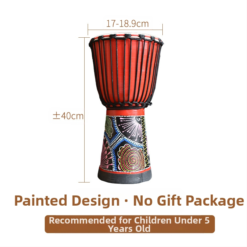 TMAX tobă de mână, lemn de cireș, model 0002132, ambalaj din carton.